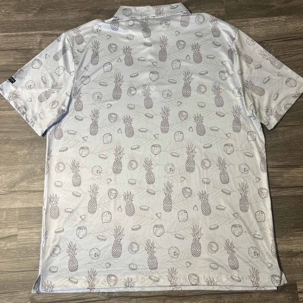 Lot Of 3 Yatta Golf Performance Stretch Lightweight Polo Shirts Size 3XL - Picture 9 of 12